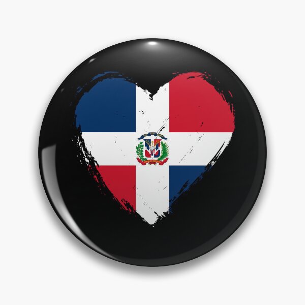 Item preview, Distressed Dominican Republic Flag Heart DO designed and sold by shitpostee.