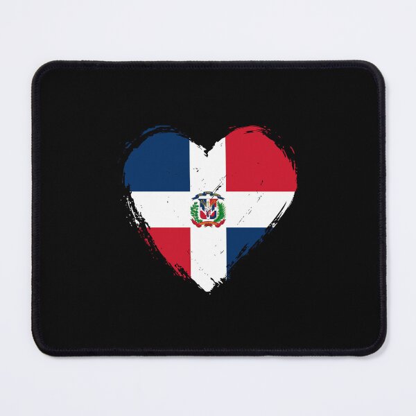 Item preview, Distressed Dominican Republic Flag Heart DO designed and sold by shitpostee.