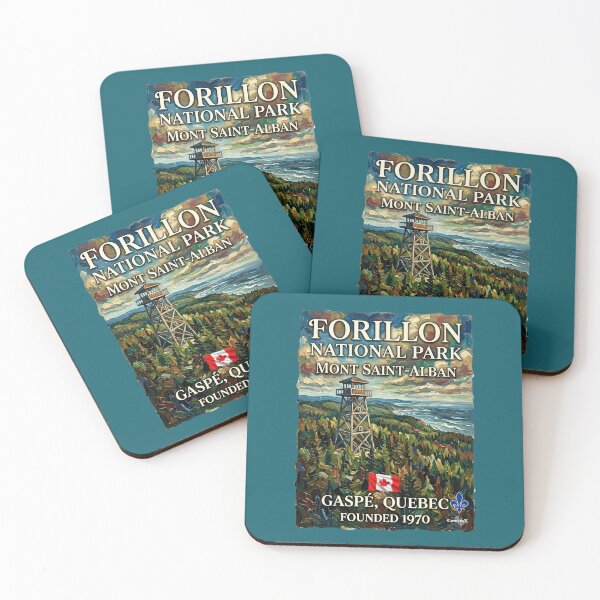 Item preview, Mont Saint-Alban Forillon Park Oil Painting designed and sold by EvergreenPark - Tee Studio.