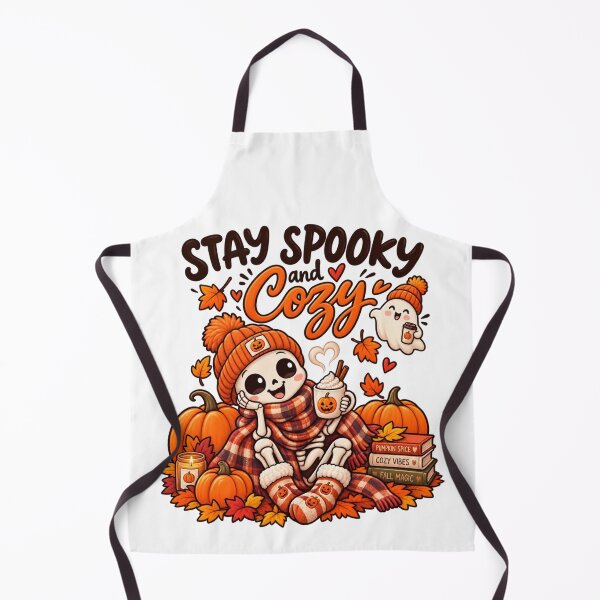 Item preview, Stay Spooky & Cozy – Cute Skeleton Autumn Halloween Design designed and sold by Kiinaaa.