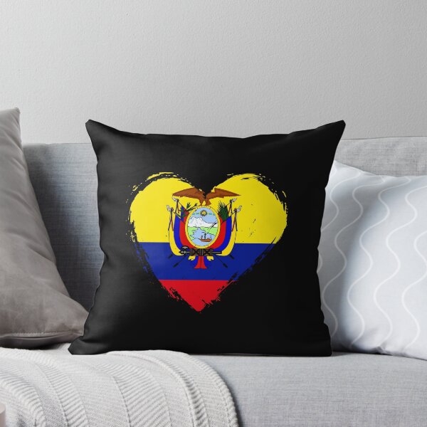 Item preview, Distressed Ecuador Flag Heart EC designed and sold by shitpostee.