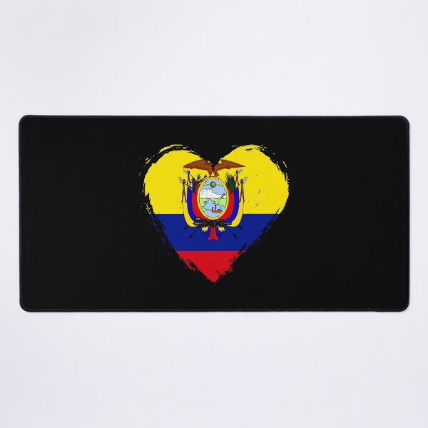 Item preview, Distressed Ecuador Flag Heart EC designed and sold by shitpostee.
