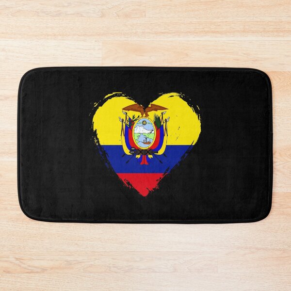 Item preview, Distressed Ecuador Flag Heart EC designed and sold by shitpostee.