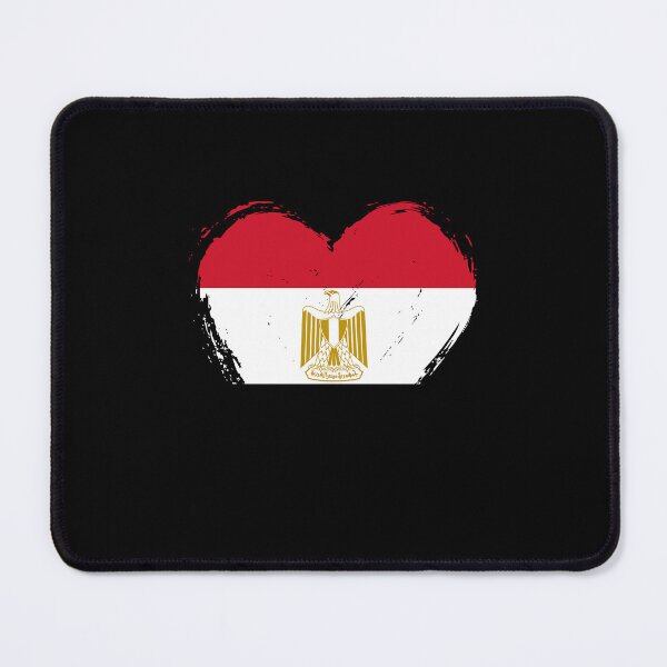 Item preview, Distressed Egypt Flag Heart EG designed and sold by shitpostee.
