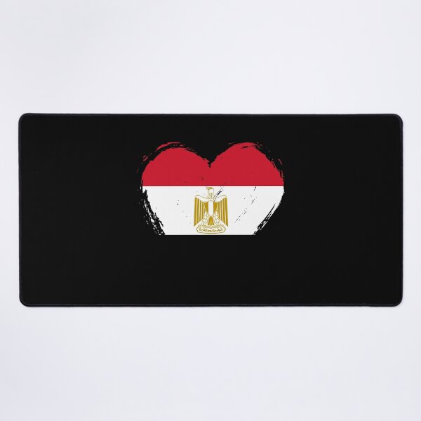 Item preview, Distressed Egypt Flag Heart EG designed and sold by shitpostee.