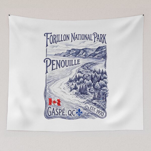 Item preview, Penouille Forillon National Park Sketch designed and sold by EvergreenPark - Tee Studio.