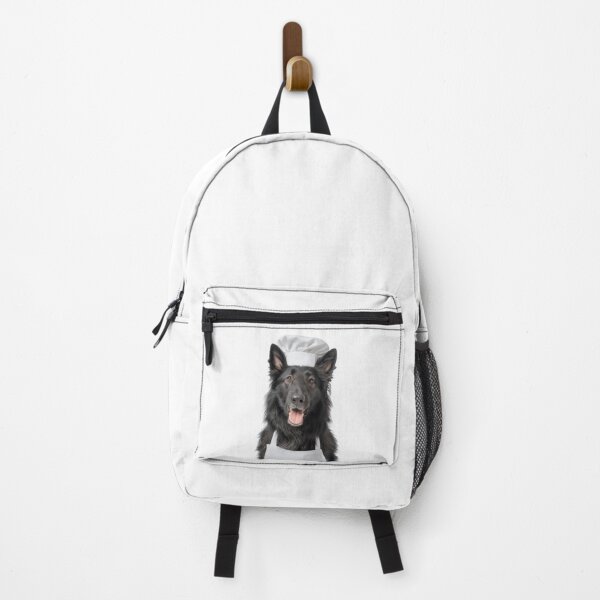 Item preview, Belgian Sheepdog Chef Dog Funny Cooking Apron Hat Cute Pet Portrait designed and sold by LazyOwlStore.