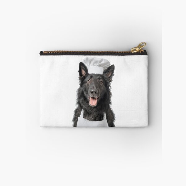 Item preview, Belgian Sheepdog Chef Dog Funny Cooking Apron Hat Cute Pet Portrait designed and sold by LazyOwlStore.