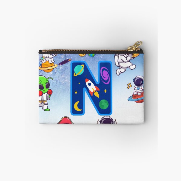 Item preview, Cute Space Astronaut Letter N. Monogram Kids Art designed and sold by BoldcreationsM.