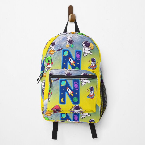 Item preview, Cute Space Astronaut Letter N. Monogram Kids Art designed and sold by BoldcreationsM.