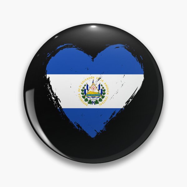Item preview, Distressed El Salvador Flag Heart SV designed and sold by shitpostee.