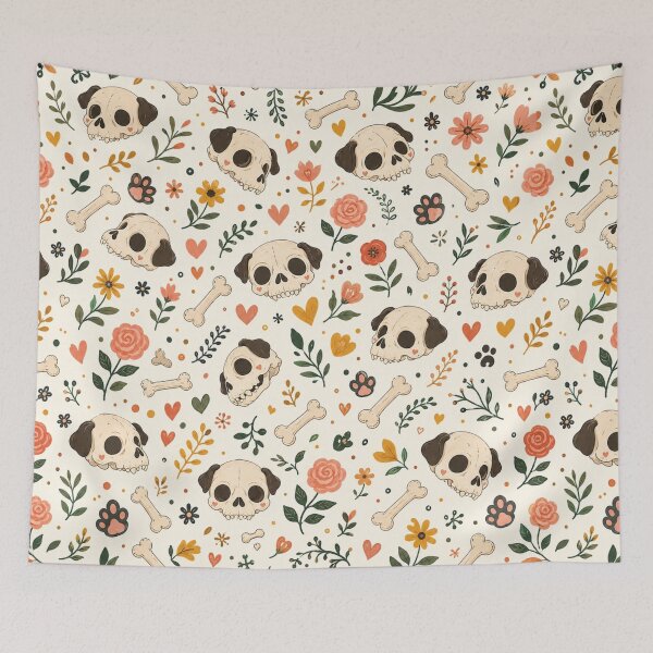 Item preview, Cute Dog Folk Art Whimsical Hand Drawn Dog Design designed and sold by Petsthetic.
