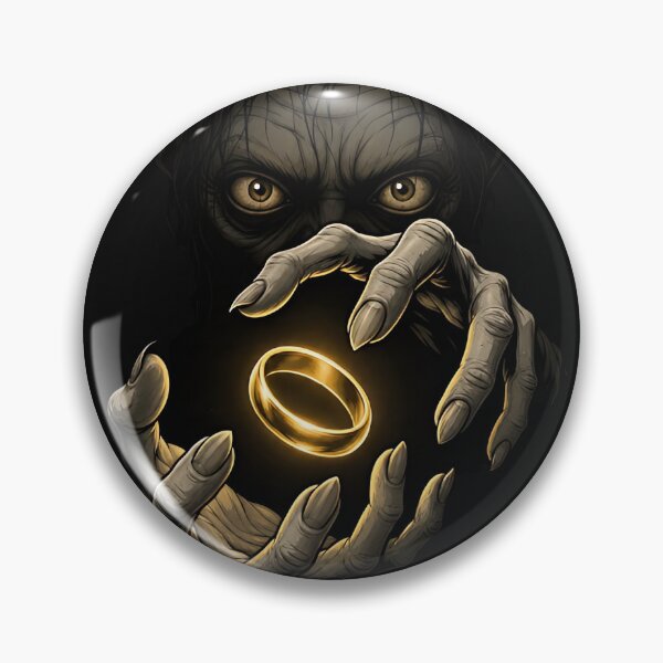 Item preview, The Ring Bearer The Golden Temptation gollum  designed and sold by Slame Graphic Studio.