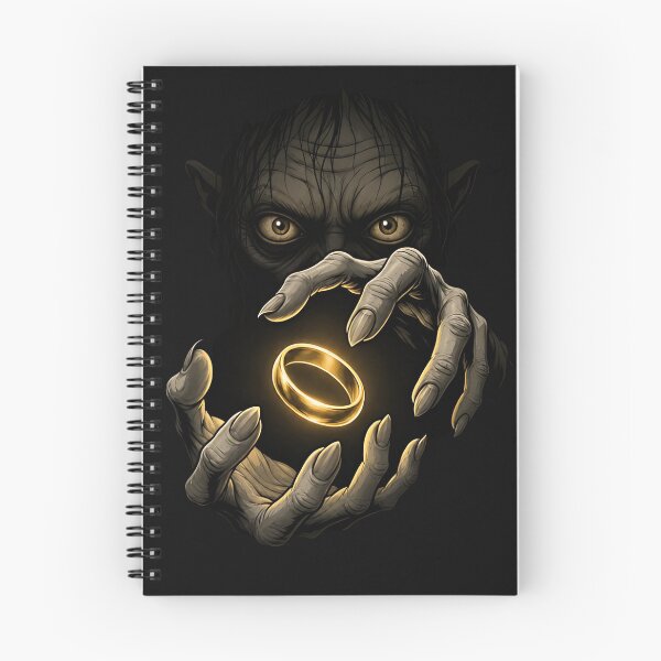 Item preview, The Ring Bearer The Golden Temptation gollum  designed and sold by Slame Graphic Studio.