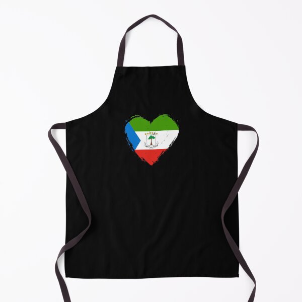 Item preview, Distressed Equatorial Guinea Flag Heart GQ designed and sold by shitpostee.