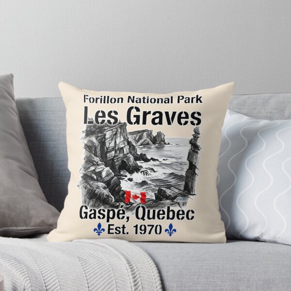 Item preview, Forillon Les Graves Charcoal Artwork designed and sold by EvergreenPark - Tee Studio.
