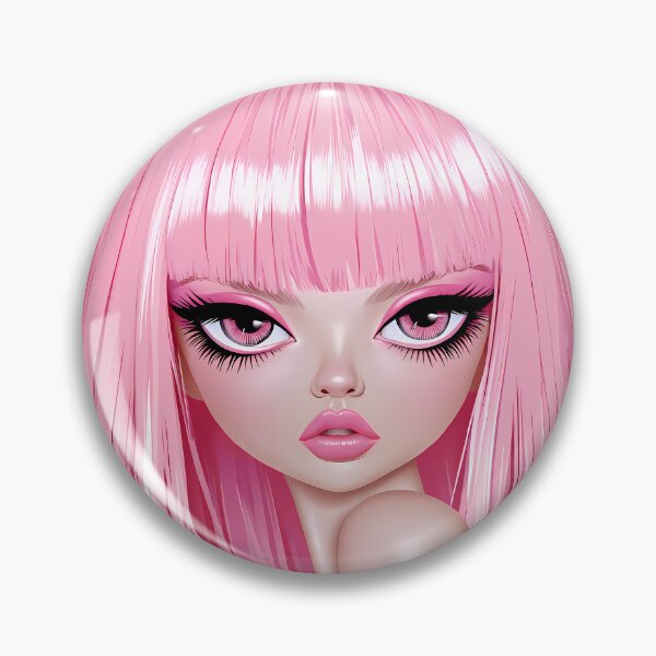 Item preview, Glam Pink Fashion Doll designed and sold by Retro Whimsy.