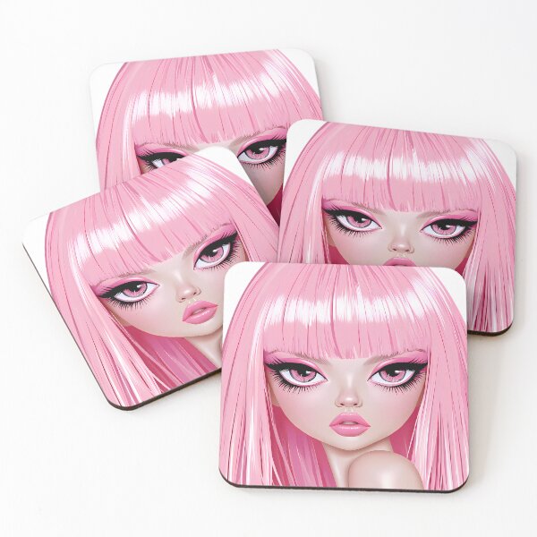Item preview, Glam Pink Fashion Doll designed and sold by Retro Whimsy.