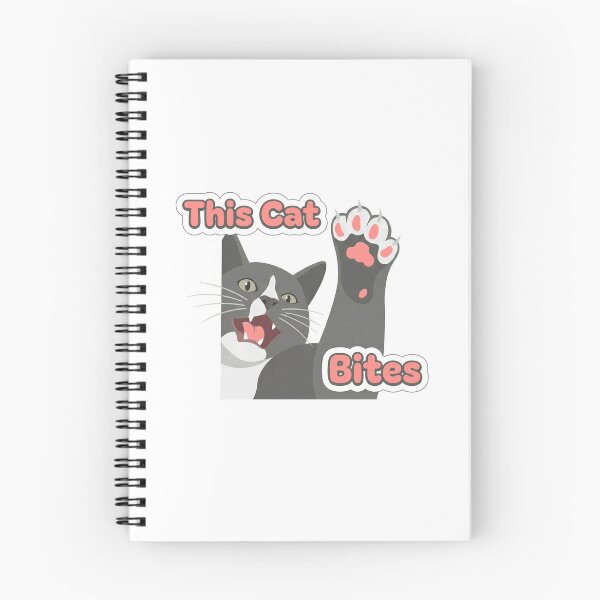 Item preview, This Cat Bites_Pink Text designed and sold by Backyard Friends.
