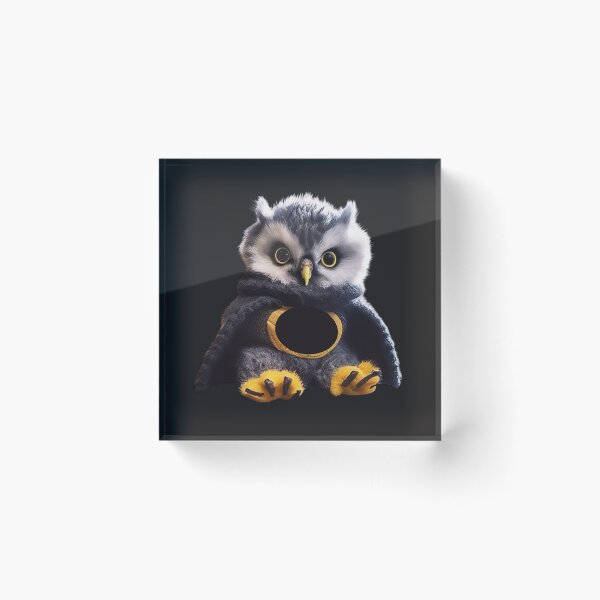 Item preview, Super Owl Halloween Hero with Cape designed and sold by LenNo9881.