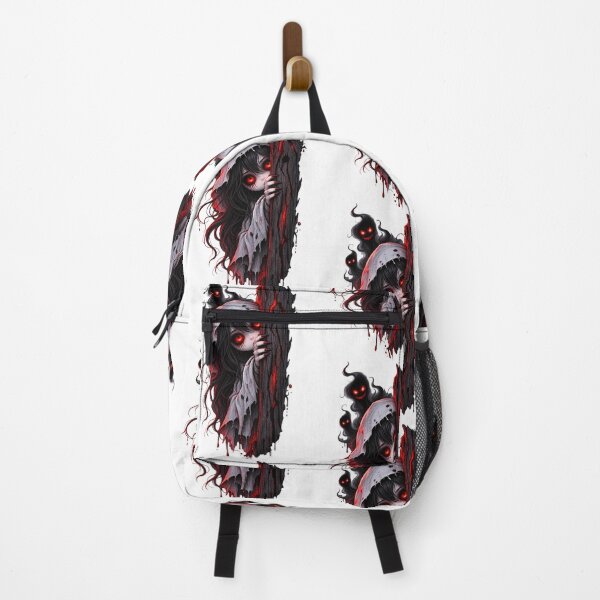 Item preview, Creepy Ghost Girl Horror Sticker | Dark Red Horror Aesthetic | Spooky Gothic PNG designed and sold by Ishratparween11.