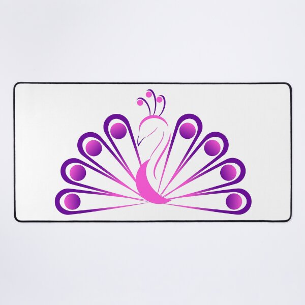 Item preview, Softened Pink and Purple Peacock designed and sold by Risa-C.