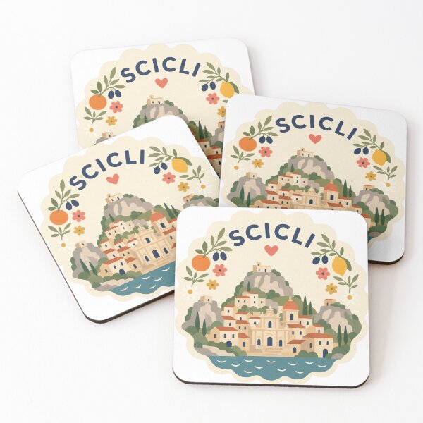 Item preview, Scicli Italy Travel Souvenir Modern Folk Art designed and sold by VisualArtsOasis.