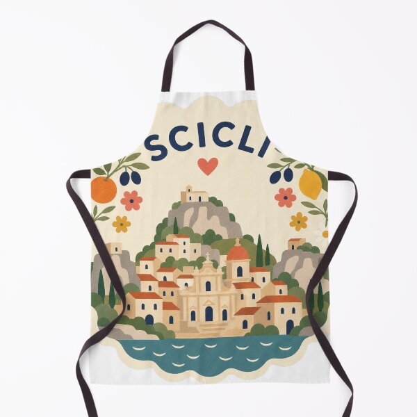 Item preview, Scicli Italy Travel Souvenir Modern Folk Art designed and sold by VisualArtsOasis.