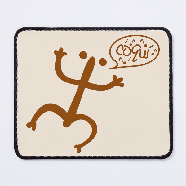 Item preview, Puerto Rico Coqui Taino Singing Brown Tainos Symbols designed and sold by byDarling.