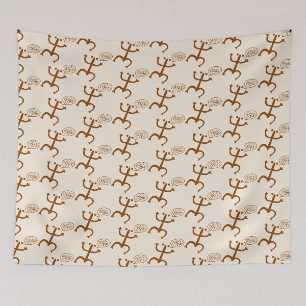 Item preview, Puerto Rico Coqui Taino Singing Brown Tainos Symbols designed and sold by byDarling.