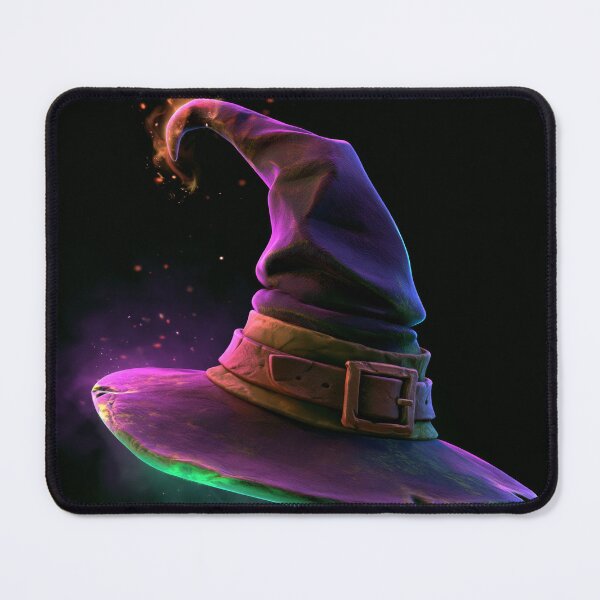 Item preview, Witchy Halloween Hat Glowing Violet and Green designed and sold by FrostyFrisby.