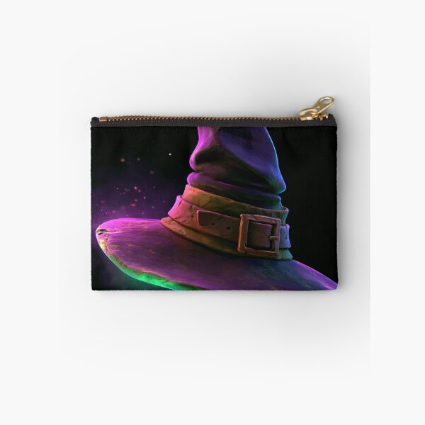 Item preview, Witchy Halloween Hat Glowing Violet and Green designed and sold by FrostyFrisby.