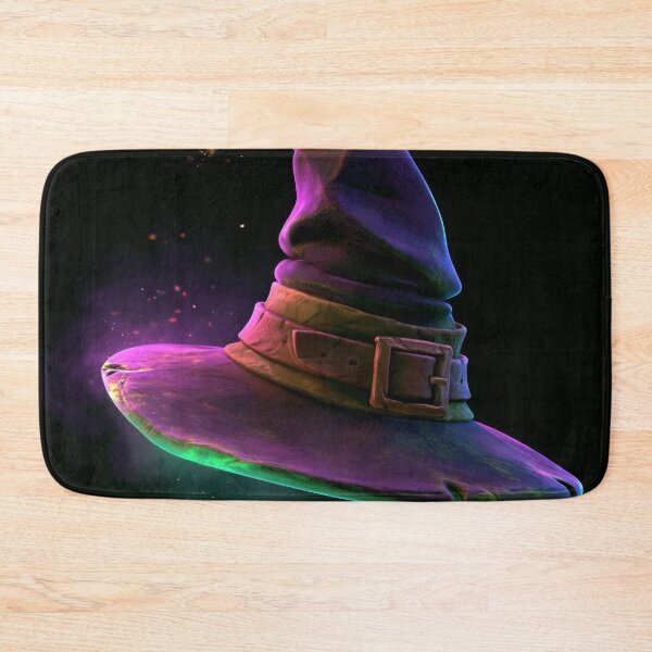 Item preview, Witchy Halloween Hat Glowing Violet and Green designed and sold by FrostyFrisby.