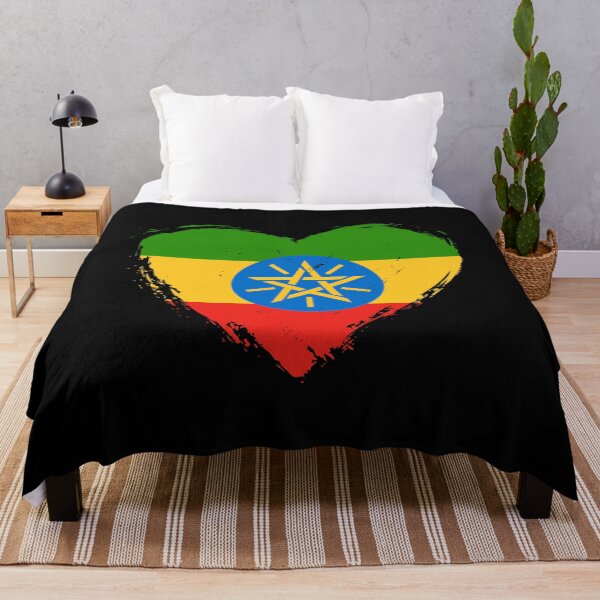 Item preview, Distressed Ethiopia Flag Heart ET designed and sold by shitpostee.