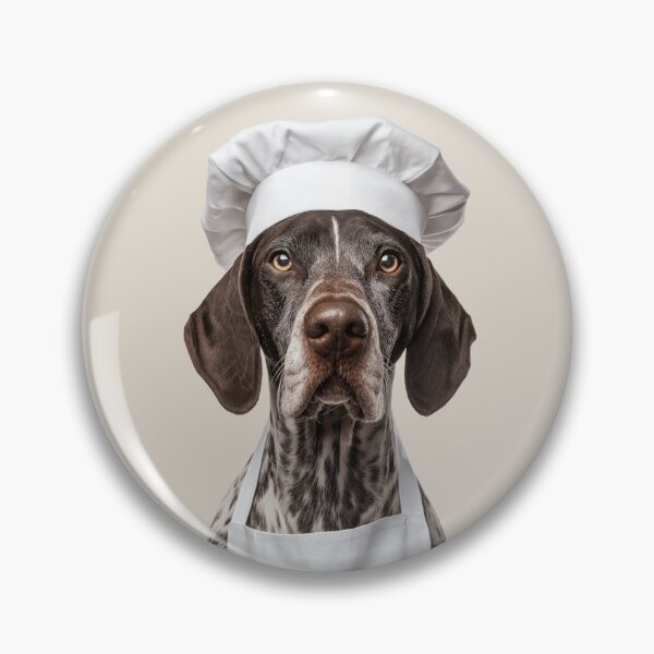 Item preview, Pointer Chef Dog Funny Cooking Apron Hat Cute Pet Portrait designed and sold by LazyOwlStore.