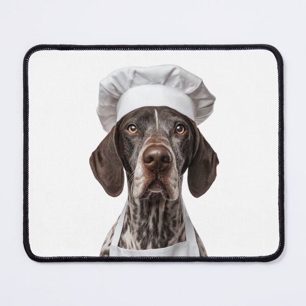 Item preview, Pointer Chef Dog Funny Cooking Apron Hat Cute Pet Portrait designed and sold by LazyOwlStore.
