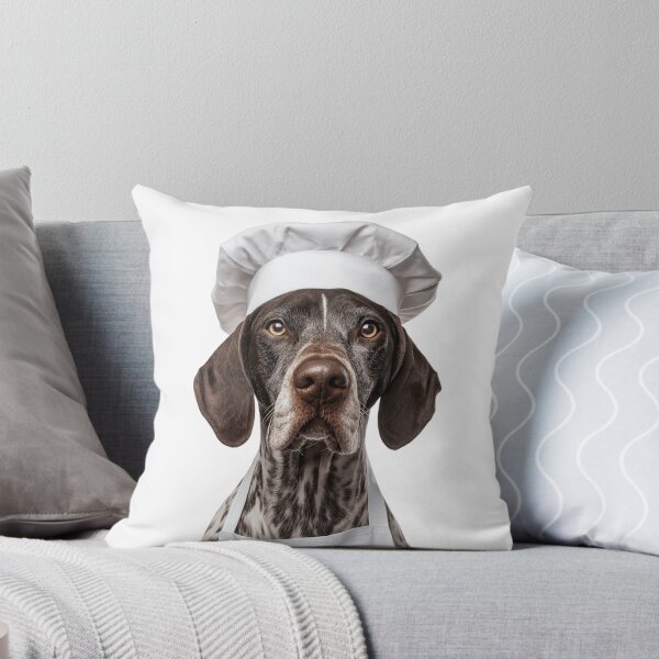 Item preview, Pointer Chef Dog Funny Cooking Apron Hat Cute Pet Portrait designed and sold by LazyOwlStore.