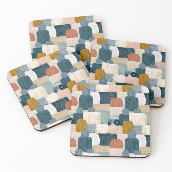 Item preview, Chic Scandinavian Harvest: Stacked Pumpkins & Bales designed and sold by TJ Art and Camera.