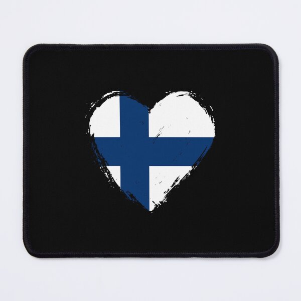 Item preview, Distressed Finland Flag Heart FI designed and sold by shitpostee.
