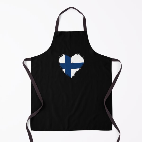 Item preview, Distressed Finland Flag Heart FI designed and sold by shitpostee.