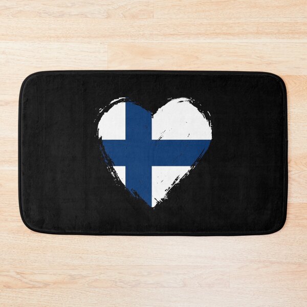 Item preview, Distressed Finland Flag Heart FI designed and sold by shitpostee.
