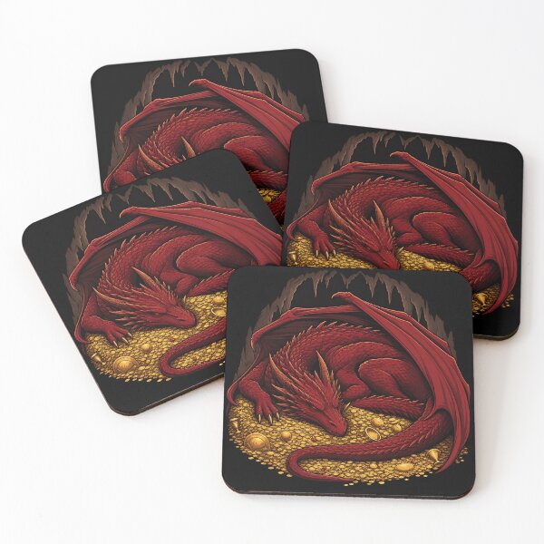 Artikelvorschau, Smaug, Der Schatz des Drachen, Hobbit entworfen und verkauft von Slame Graphic Studio.