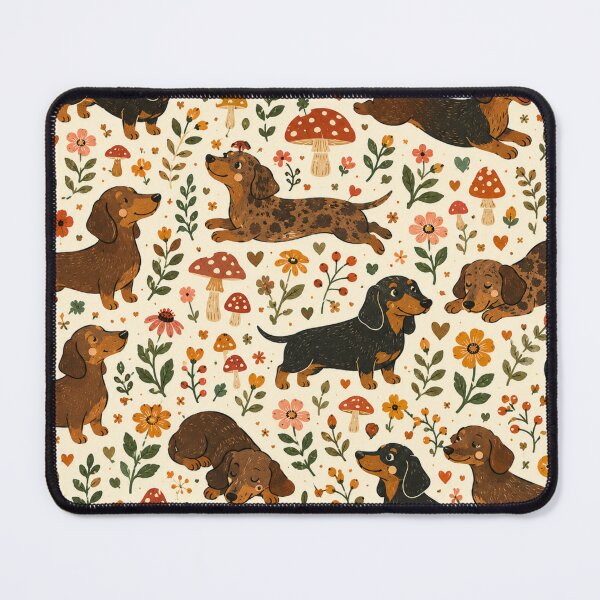 Item preview, Cute Dog Folk Art Whimsical  Dog Design designed and sold by Petsthetic.