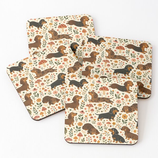 Item preview, Cute Dog Folk Art Whimsical  Dog Design designed and sold by Petsthetic.