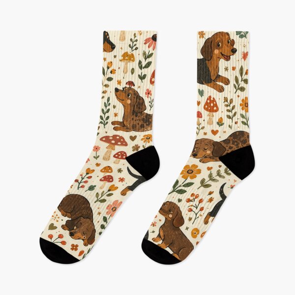 Item preview, Cute Dog Folk Art Whimsical  Dog Design designed and sold by Petsthetic.