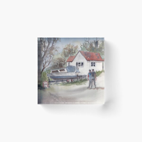 Item preview,  the Canal Boatyard designed and sold by Truewatercolour by Angela.