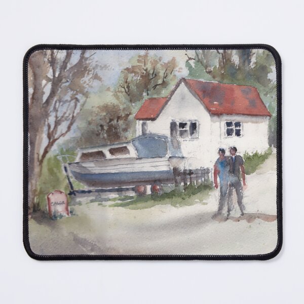 Item preview, the Canal Boatyard designed and sold by Truewatercolour by Angela.