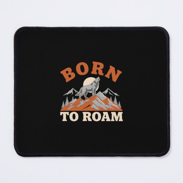 Item preview, Born to Roam T Shirt, Wolf Shirt, Wilderness Tee, Mountain Wildlife Gift designed and sold by Daily Mood Tees.
