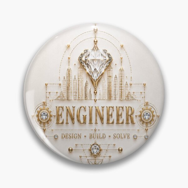 Item preview, Engineer – Pearl White Gold Diamond Engineering Design designed and sold by HO•Designs.