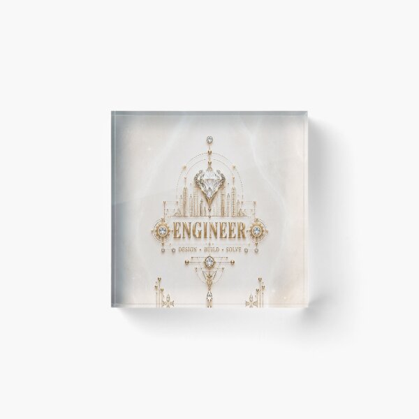 Item preview, Engineer – Pearl White Gold Diamond Engineering Design designed and sold by HO•Designs.